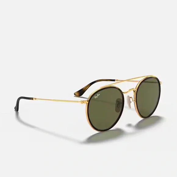 Ray-Ban Round Double Bridge Sunglasses - Picture 2 of 14